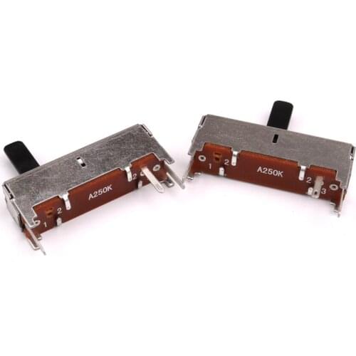 Universal 1x A250K Slide Potentiometer For Musical Instruments Parts
