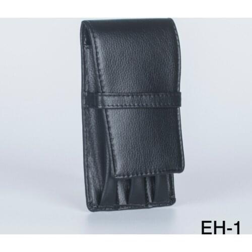 High quality Leather Pencil Bags Black Business luxury Pen bag Holder for Book Office Accessories Leather Pencil Bag