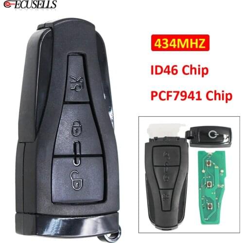 3 Button Remote Smart Car Key 434MHZ For MG Morris Garages MG6 MG550 Roewe 550 E550 with ID46 PCF7941 Chip