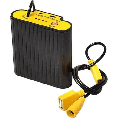 Electric Vehicle Energy Storage Modified 18650 Battery Pack Power Bank Case with 8.4V DC 5V USB Output for Lithium Battery