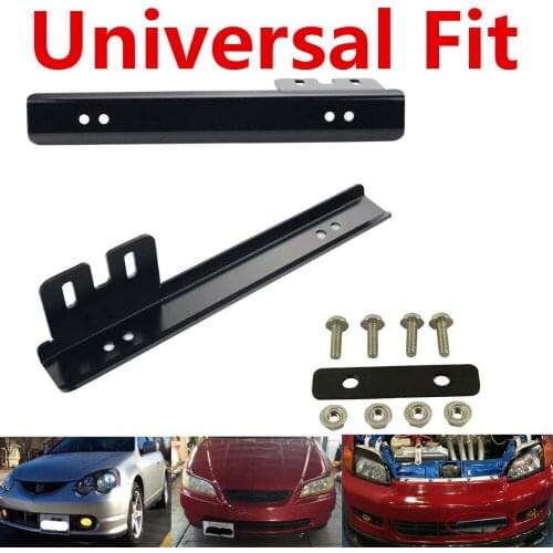 Car Accessories Aluminum License Plate frame holder Racing Front License Plate frame Mounting Bracket Holder For Honda Civic