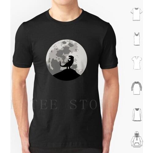 Dinosaur Moon Silhouette-T-Rex T Shirt Men Cotton 6xl Believe Dinosaurs Evolution Jez Kemp Love New York Rex Tyrannosaurus