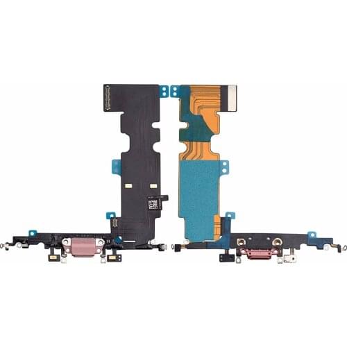 MHCAZT charging flex For iPhone 8 8 plus Charger Charging port Dock USB Connector Data Flex Cable Headphone Jack Flex Ribbon