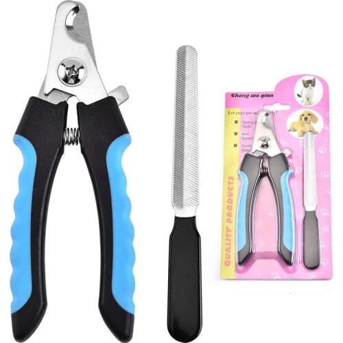 Dog Nail Clippers Professional Pet Nail Clipper Toe Pet Grooming Tool Set Pet Nail Clipper Pet nail scissors Safety Guard