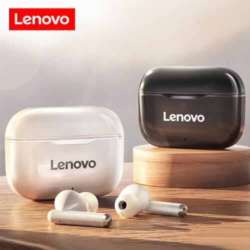 Lenovo Earphone TWS Bluetooth Wireless Earbuds Sport Waterproof Headset Noise Cancelling Mic Dual Stereo HIFI Bass Touch Earbud