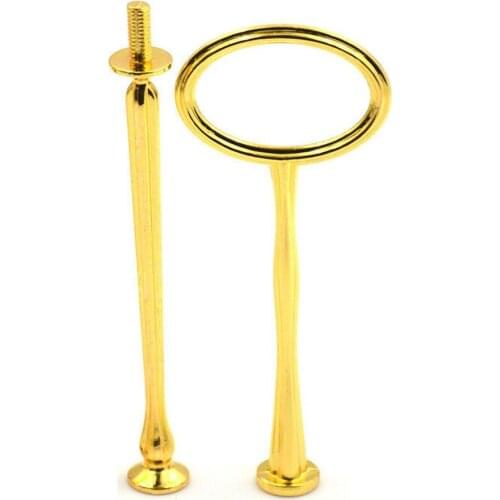 Hot Sales 2/3 Tiers Cake Rod Plate Stand Handle Fitting Hardware Without the Plate Bake Wedding No Cake Tray Kitchen Utensils