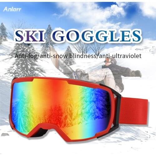 Ski Goggles outdoor sport double layers UV400 anti-fog big mask glasses snow men women snowboard OTG Coca Myopia