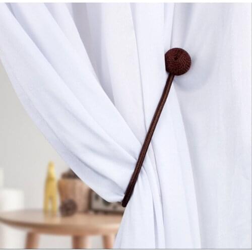 Magnet Curtain Buckle Strap Bundled Curtain Ring Bedroom Rope Tied Rope Curtain Belt