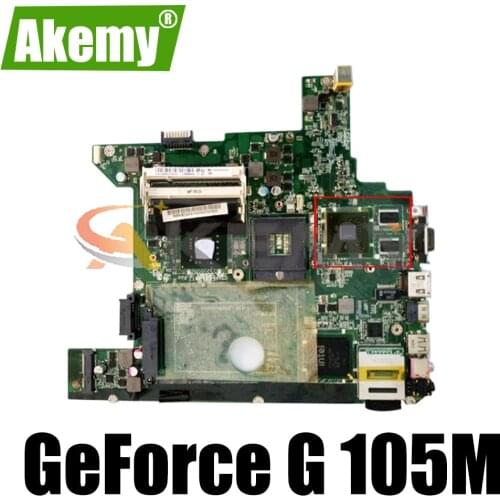 AKEMY MBWBA06001 MB.WBA06.001 DA0Z06MB8D0 Main board For For Gateway NV44 NV48 NV4405H laptop motherboard GeForce G 105M ddr2
