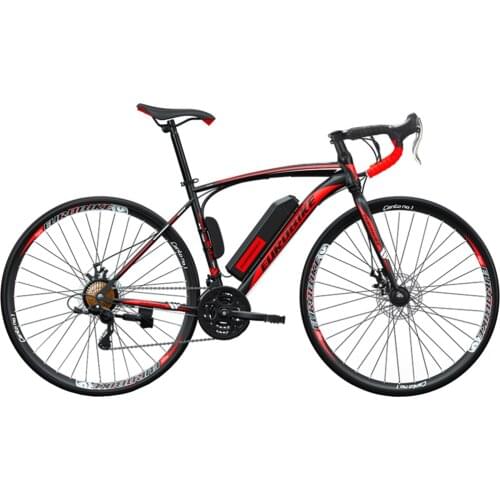 Power road bike 36V lithium battery power highway bicycle off-road electric road bike micro-rotation transmission system