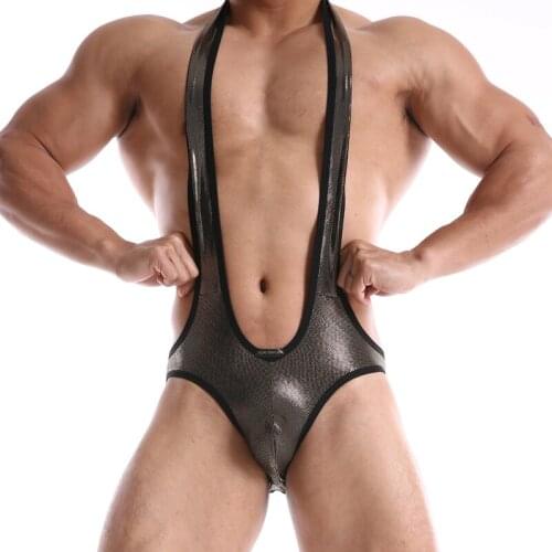 Men Body Shaping Bodysuit Seamless Sexy Bodysuit Leotard Tank Bodysuits Jumpsuit Sleep Wear Body Building One-piece Swimsuit