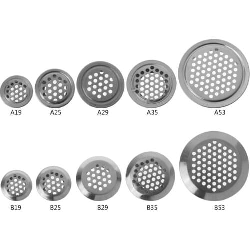 Stainless Steel Air Vent Hole Ventilation Louver Round Shaped Venting Mesh Holes