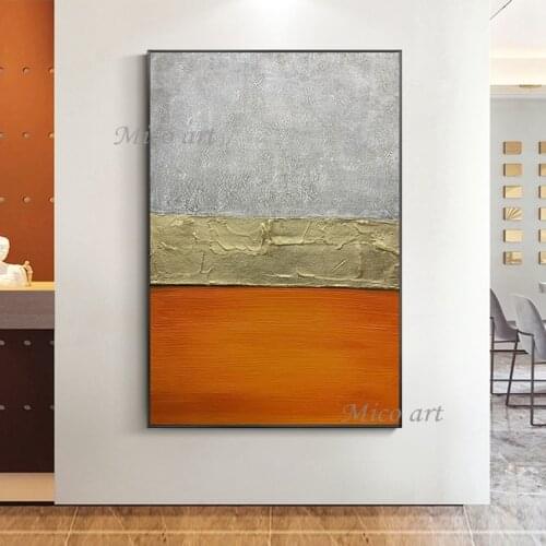 New Arrival Living Room Decor Oil Painting Heavy Texture Acrylic Canvas Art Modern Abstract Wall Art For Hotel Room Decor