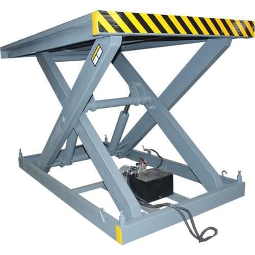 Qiyun 6m Height 1000kg Load Hydraulic AC Power Scissor Lift Table Economical Hydraulic Scissor Lift For Loading Unloading Use