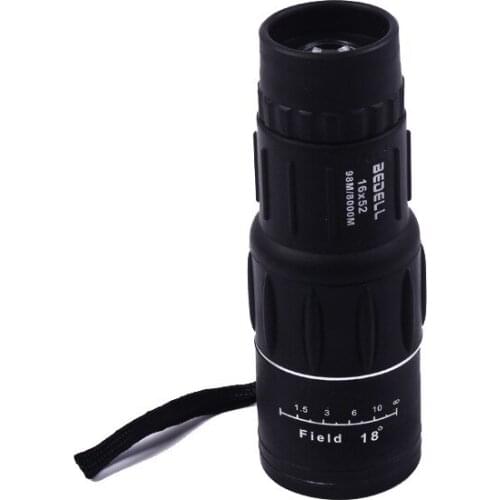 High definition 16*52 adjustable Monocular telescope outdoor telescope