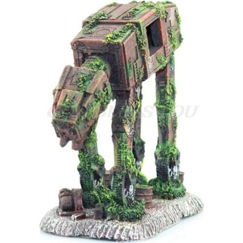 Autobot Robot Dog Shape Aquarium Landscape Decorations Simulation Fish Tank Pet For Aquarium Drop Shipping