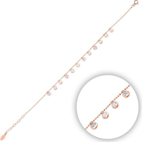 Silverlina Silver Zircon Stone Butterfly Necklace