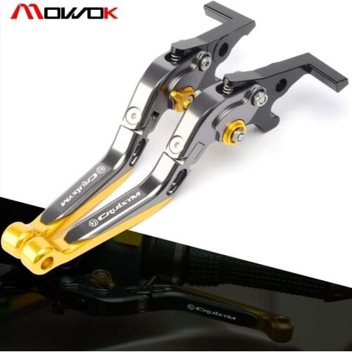 Motorcycle CNC Foldable Brake Clutch Levers Adjustable high Quality For SYM CRUISYM 2017 2018 cruisym300