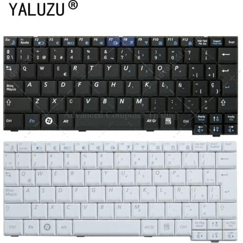 SP Laptop Keyboard for SAMSUNG NC10 ND10 N140 N128 N130 N110 N108 N135 Spain White black