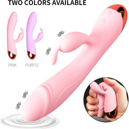 Telescopic Dildos G Spot Thrusting Vibrator Female Masturbation For Vagina Goods Orgasm Sex Toys Rabbit For the Clitoris Tickler