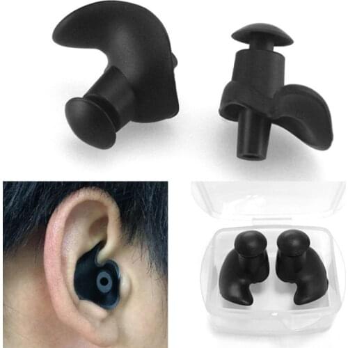 Waterproof Swimming Earplugs Silicone Swim Ear Plug For Children Adults 1 pair