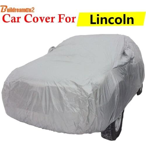 Buildreamen2 Car Cover Anti-UV Sun Shield Rain Snow Scratch Resistant Auto Cover For Lincoln Aviator Continental Zephyr MKZ