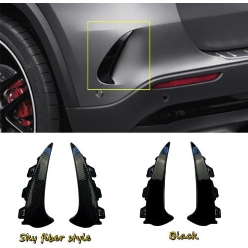 Car Rear Bumper Spoiler Wind Knife Cover Trim For Mercedes Benz GLA 200 260 H247 2020+ GLA 35AMG Exterior Molding Accessories