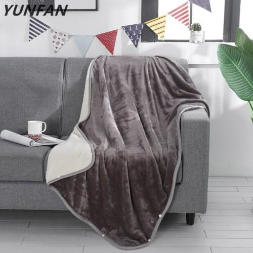 Pure color blankets gray quilts twin full queen king girls blankets Throw Flannel blanket on Bed/car/sofa luxury fashion rugs