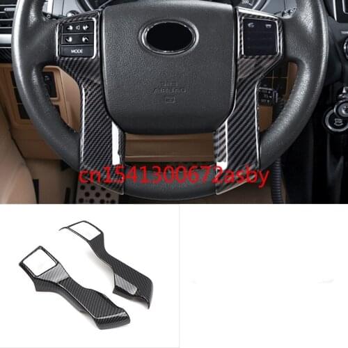 For Toyota 4runner 2010-2013 Steering wheel button modified decorative frame car interior sticker sequins