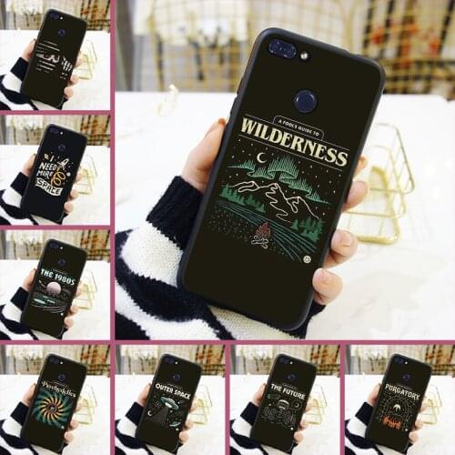 Soft Phone Case Silicone For Huawei Y3 Y5 Y6 II Y7 Pro Black Space Star Back Cover For Huawei Y5 Y6 Y7 Prime 2017 2018 Y9 2019