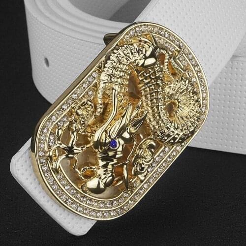 New Mens Leather Belt Smooth Buckle Business Leather Belt Leisure Young and Belt Letter Designer Belts Men High Quality 3.3cm