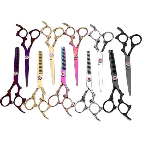 5.5 Inch Hairdresser Scissors Cutting Scissors for Natural Hair Scissors Women Salon