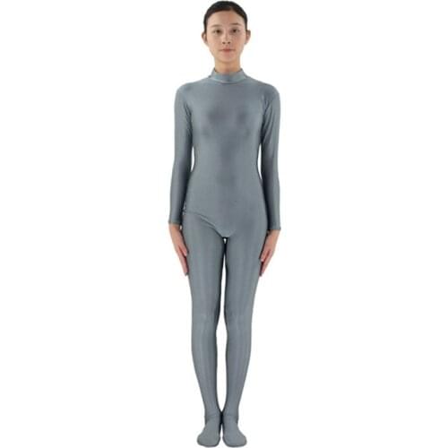 Full Body Zentai Suit Dance Unitard Spandex Catsuit Wear Skin without hood & hands