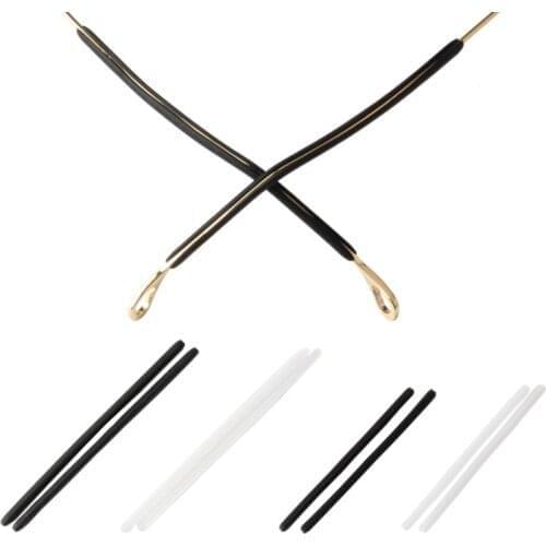 200pcs DT017 New Anti Slip Glasses Temple Tips Accessories Optical Frame Temples Eyeglasses Silicone Temple tip