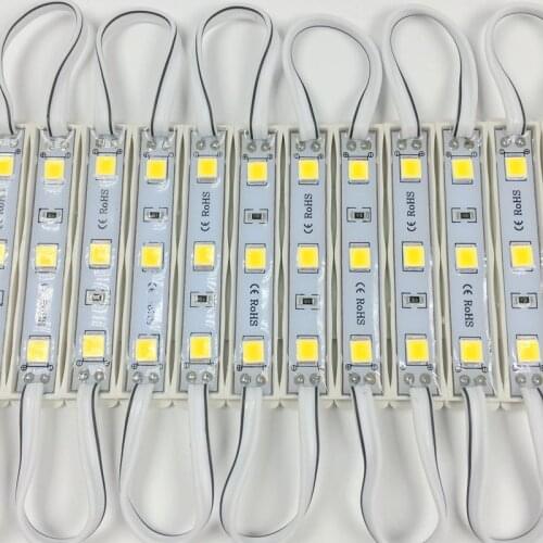 1000pcs/lot Super Bright 5054 LED module for sign LED light module DC12V 3 led Waterproof IP65