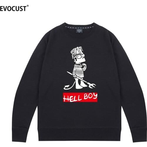 Lil peep Hell Boy Cry Baby Music Graphic Singer Harajuku Sweatshirts Hoodies men women unisex Combed Cotton