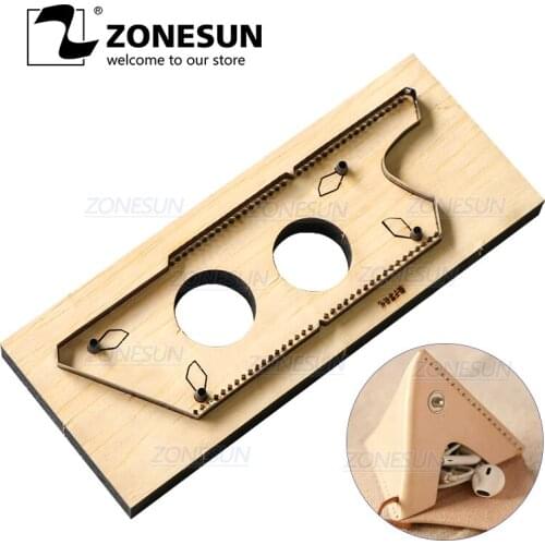 ZONESUN D5 Customized Leather Cutting Dies Handicraft Tool Coin Purse Steel Rule Die Clicker Press Punching Tool