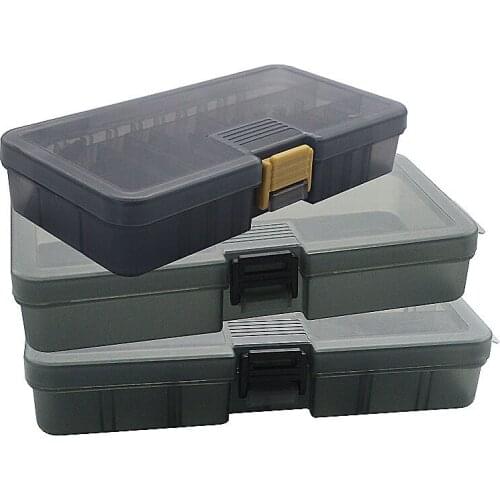 1Pcs Multifunctional Plastic Fishing Tackle Boxes Fishing Lure Hook Storage Case Fishing Accessories Box