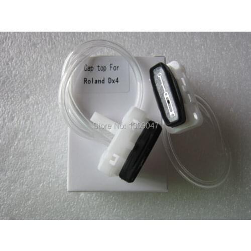 100pcs Roland Cap DX4 Solvent Capping Top Station with Tube Sponge Foam For Roland SJ745EX/Mutoh/Mimaki DX4 printer