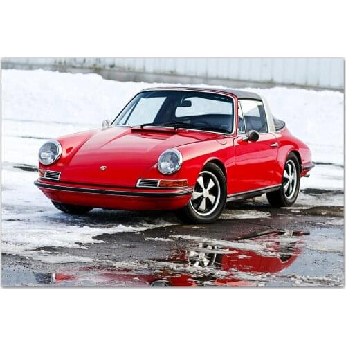 1961 Classic 911 Targa Car Poster Vehicle Wallpaper HD Prints Canvas Painting Wall Art Picture Home Decoration
