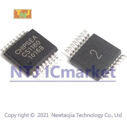 5 PCS CS1180 SSOP-16 24-bit ADC analog-digital conversion chip IC