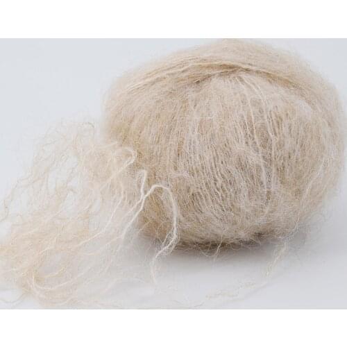 50g Long Plush Alpaca Yarn High Quality Warm Colorful Wool Mohair Thick Yarns Hand-Knitting Woman Cardigan Scarf Crochet Thread