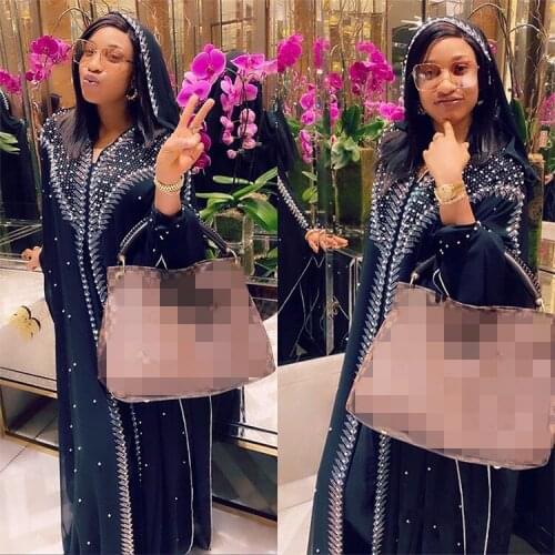 Super Size African Dresses for Women Abaya Dashiki Traditional Boubou Robe