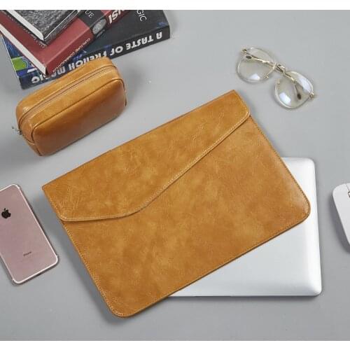 New PU Leather Notebook Liner bag For Lenovo / ASUS / Apple Macbook Air,Pro, Retina 12,13,14 inch laptop Bags Case Air 13 / 2020