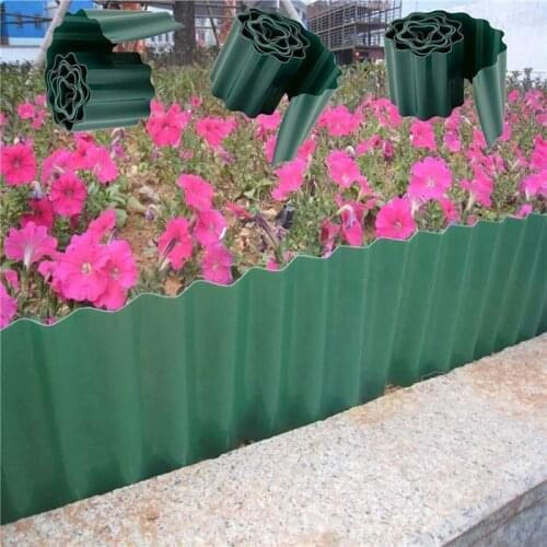 DIY Flower Bed Fence Lawn Border Edging Garden Grass Fence Edge Fence Wall Way Roll Road Gardening Small Fence Wholesale