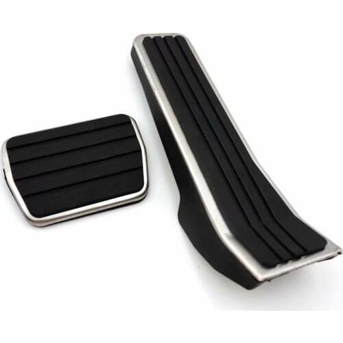 For Mazda CX30 CX-30 2020 2021 Stainless Steel Car Fuel Gas Brake Pedal Cover Trim Car Accessories Styling AT Model Only