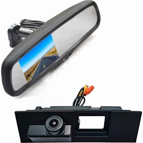 Vardsafe VS330R Tailgate Reverse Backup Camera & Replacement Rear View Mirror Monitor For Ford New Mondeo 2014 2015 2016 2017
