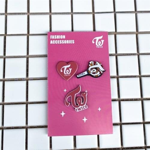 Kpop SEVENTEEN Twice IZONE Acrylic Needle Set Peripheral Badge Brooch Lapel Pin New Broches Wholesale