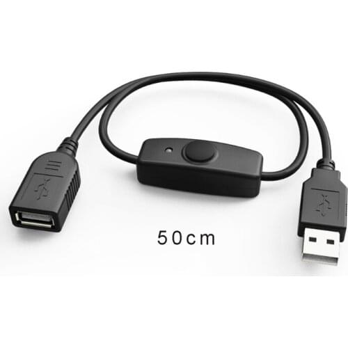 On USB2.0 extension cable, USB Fan LED Indicator LED Indicator USB Charger for PC Raspberry Pi With ON / OFF switch