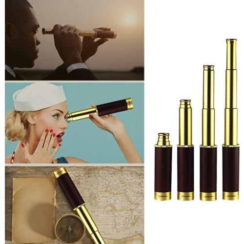 Portable Zoom Pirate Binoculars Hunting Monocular Powerful Telescope Pipe Captain Night Vision Telescope Gift